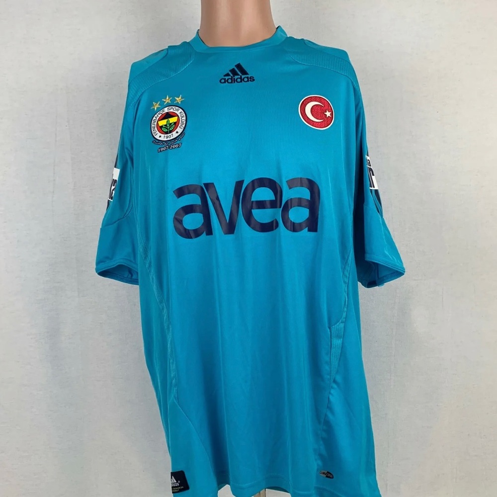 Adidas Fenerbahce SK Clima Cool Avea Jersey Turkish Football Club Soccer Size XL
